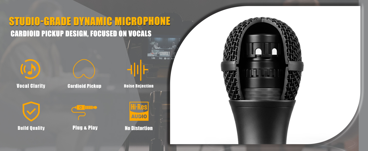 karaokee microphone for speaker xlr mic plug in microphone dj microphone
