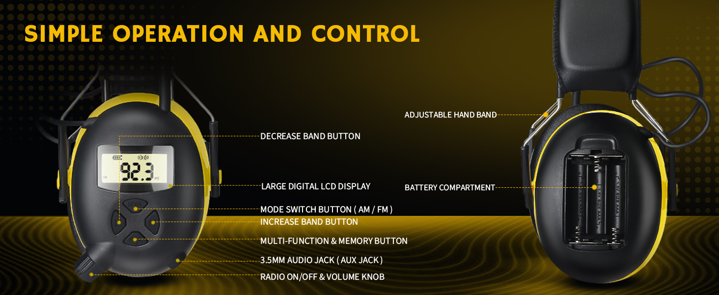 AM/FM Radio Headphones