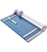 Dahle 552 Professional Rotary Trimmer, 20" Cut Length, 20 Sheet Capacity, Self-Sharpening, Dual G...