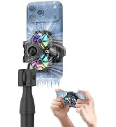 darkFlash Dual Core Phone Cooler with Clip, Cell Phone Fan with Screw, Phone Cooling Fan for Gami...