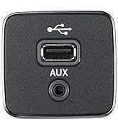 YAOPEI 5XG28DX9AC Compass USB AUX Charging Port Socket AUX/USB Compatible with Jeep Cherokee 2017...