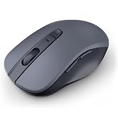 WL300 Bluetooth Mouse Silent Wireless Mice, Quiet Click, Cordless Computer Mouse with 6 Buttons, ...