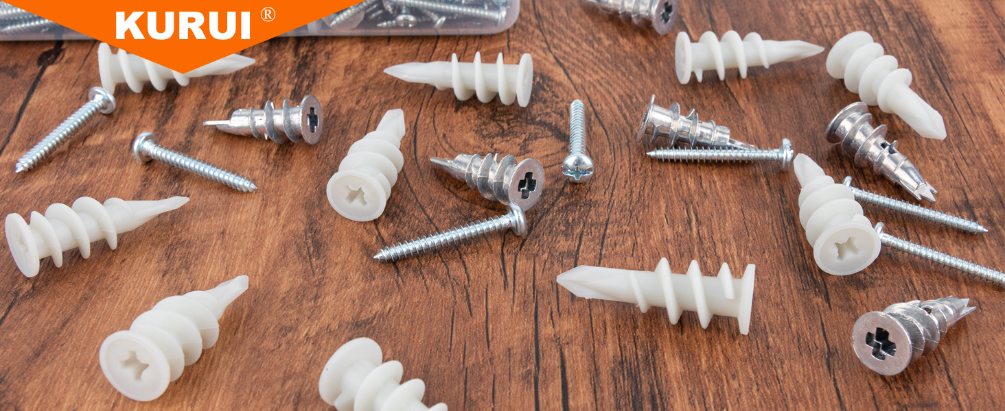 200pc Self Drilling Drywall Anchors 1