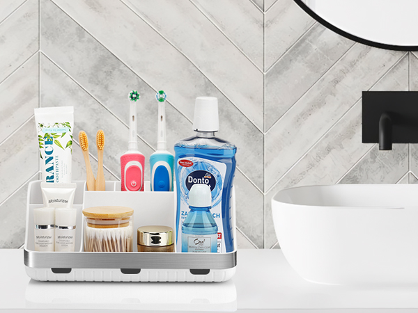 bathroom countertop organizer