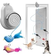 CATPICK Interactive Cat Toys for Indoor Cats Automatic Electric Flying Bird Feather Cat Toy - Bes...