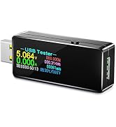 USB 3.0 Tester, Eversame IPS Color Display Digital Multimeter Voltmeter Current and Voltage Monit...