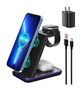 Wireless Charging Station, 3 in 1 Fast Wireless Charger