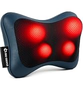 Mo Cuishle Shiatsu Back & Neck Massagers with Heat – Deep Tissue Relief for Pain, Tension & Muscl...