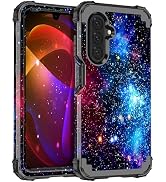 Miqala for Galaxy A17 5G Case,Glow in The Dark Three Layer Heavy Duty Shockproof Full Protection ...