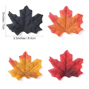 Black maple leaves