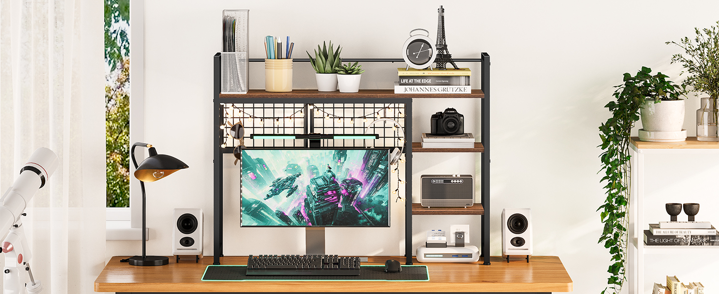desk shelf for monitor