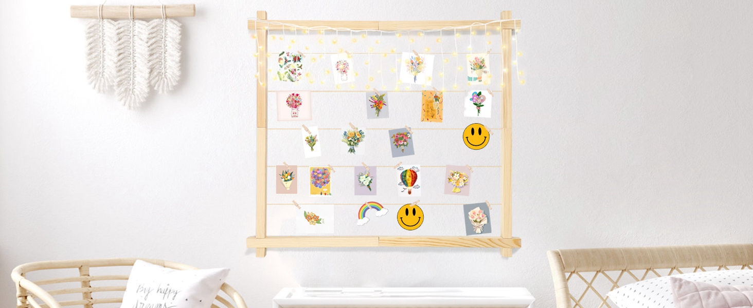 photo wall display