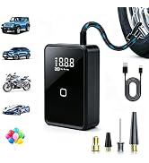 RIDAPEST Tire Inflator Portable Air Compressor, 120PSI Cordless Tire Inflator with Digital Gauge,...