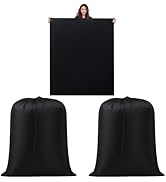 2 Pack Extra Large Laundry Bags – 43" x 55" Heavy Duty Drawstring Storage Sack for Clothes, Beddi...