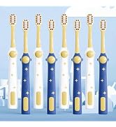 EASICUTI Extra Soft Toddler Toothbrushes 8 Pack, Space Style Kids Toothbrushes for Ages 2-12 Year...