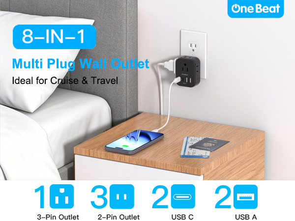 multi plug wall outlet