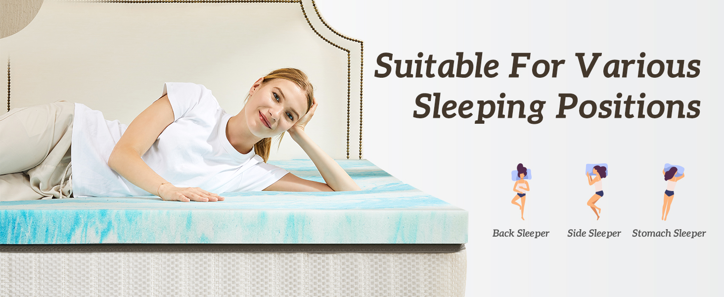 memory foam mattress topper
