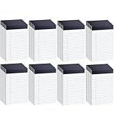 48 Pack Legal Pads Bulk,5 x 8 Inch Yellow Notepad, Note Pads College Ruled Perforated Memo Pad fo...