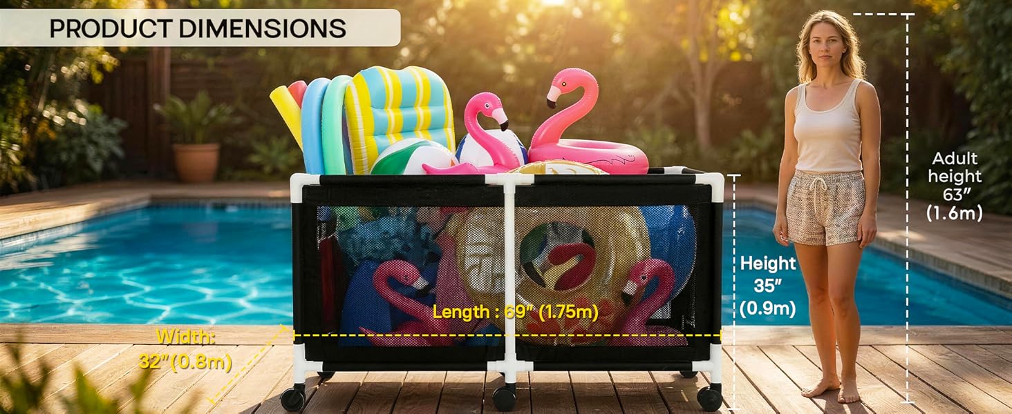 Pool Storage Bin