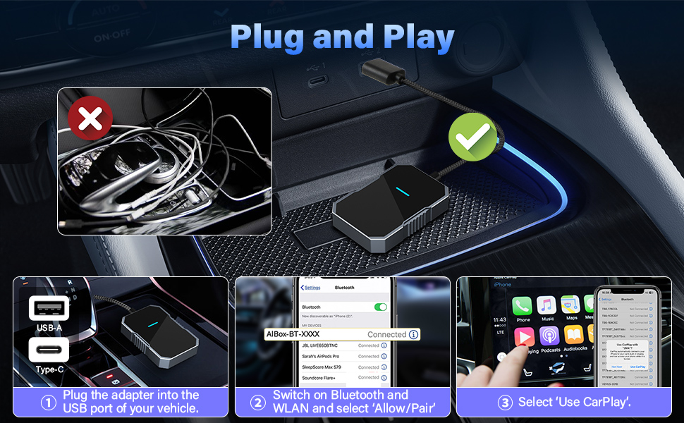 apple car play adapter