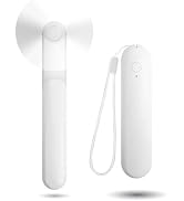 Nezylaf Handheld Mini Fan,3 IN 1 Portable Small Foldable fan,Rechargeable Personal Fan with Powe ...