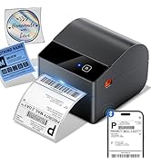 ASprink Bluetooth Shipping Label Printer 4x6, 2026 Upgraded Thermal Label Printer with Built-in P...