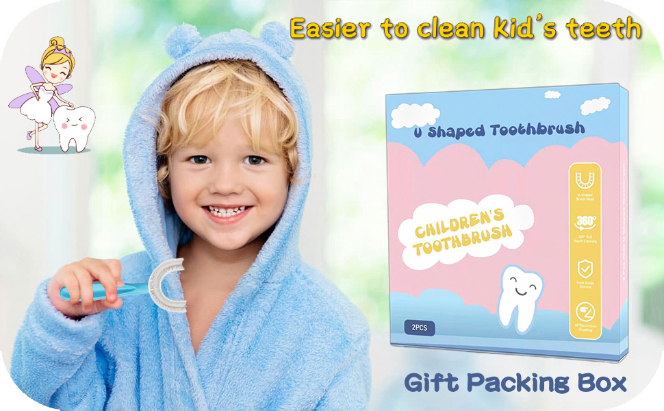 kids u shaped toothbrush