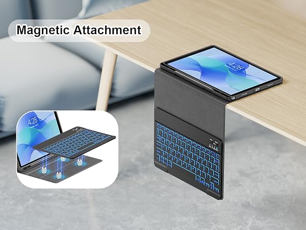 Detachable keyboard for galaxy tab a11+