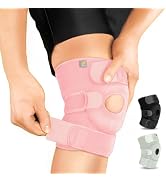 Bracoo Knee Support Brace for Men Women, Adjustable Compression Sleeve Wrap Patellar Pad Tendon -...