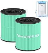 Tailulu Official AP100 Air Purifier Replacement Filter, 3-in-1 Air Purifier Filter, True H13 HEPA...