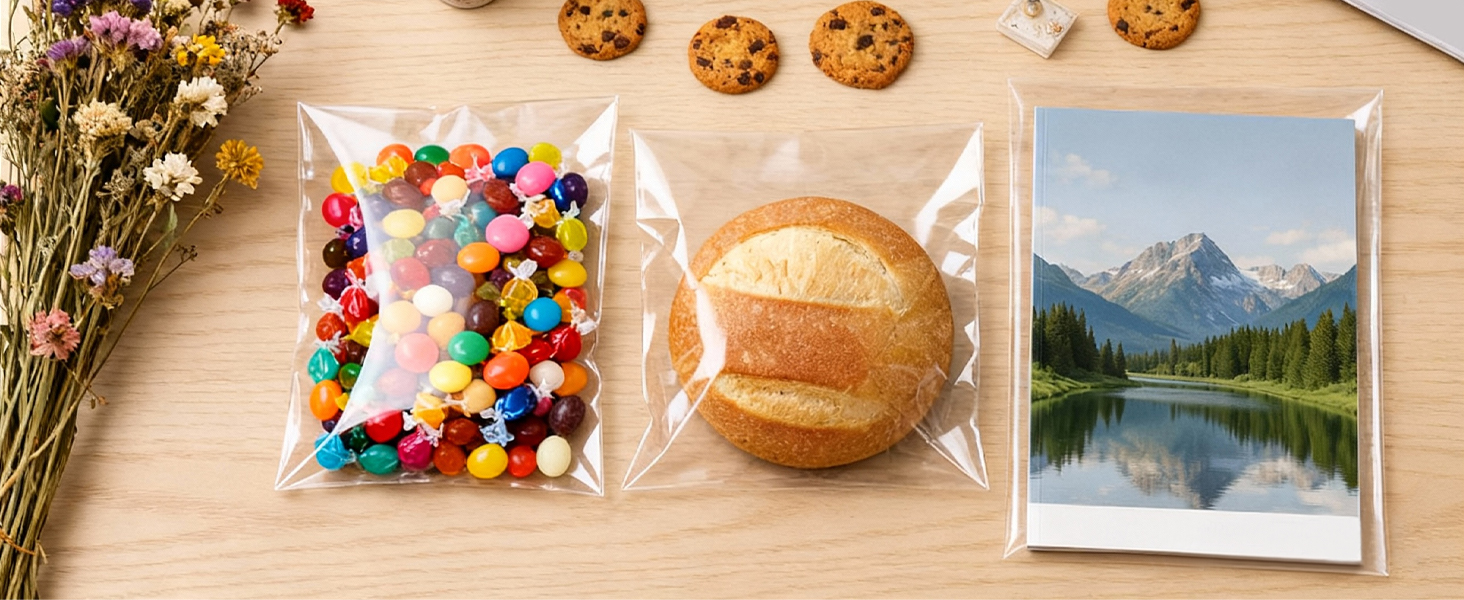 Clear Cookie Bags