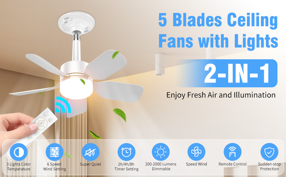 socket fan light socket fan socket fan light with remote bedroom lights lighting & ceiling fans