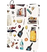 CRASPIRE Gothic Style Stretchable Book Cover Retro Vintage Washable Reusable Large Nylon Cloth Po...
