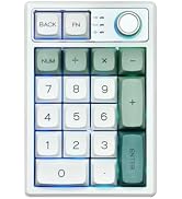 TISHLED Gasket Creamy Mechanical Numpad Programmable Macro Keypad Wireless 2.4G/Bluetooth 5.0/Wir...