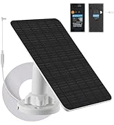 3W Solar Panel with Built-in 4000mAh Battery, Micro-USB Port, IP65, 13.2ft Charging Cable, Perfec...