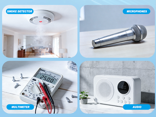 suit for smoke detector microphone multimeter toy
