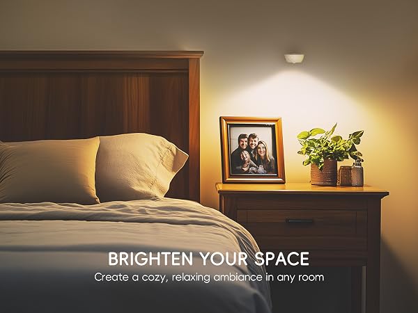 light above picture frame