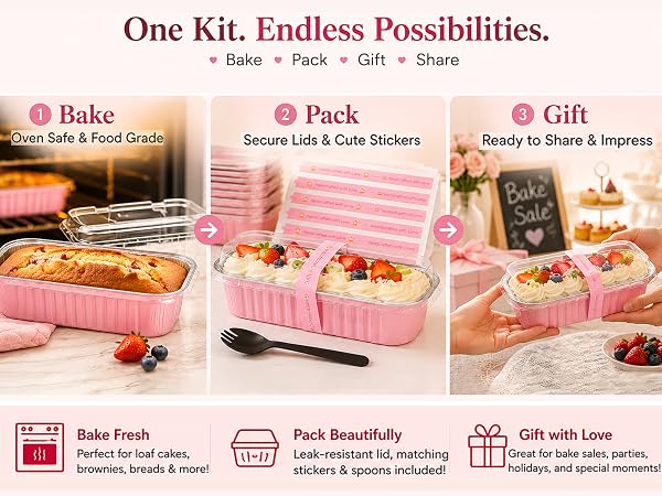 mini cake pans with lids