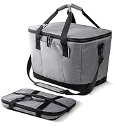 CleverMade Collapsible Insulated Cooler Bag – Leakproof Soft Cooler for Beach, Travel, Car – Bott...