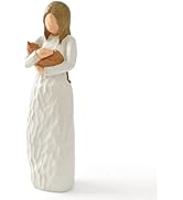 Cuayaes Cat Memorial Gifts, Orange Cat Figurines Loss of Cat Sympathy Gift for Cat Mom, Friendshi...