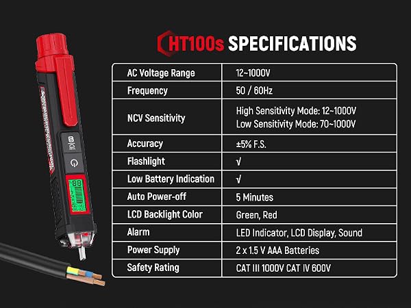 HT100s Voltage Tester