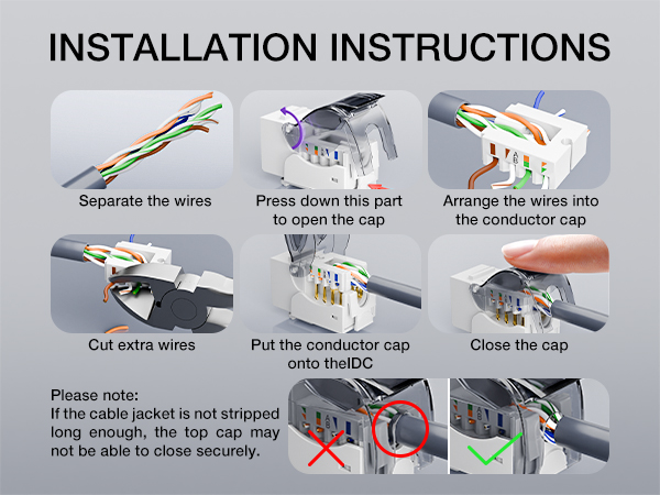 ethernet punch down jack