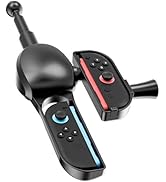 RHOTALL Fishing Rod for Nintendo Switch 2,Fishing Games Accessories Kit Compatible with Nintendo ...