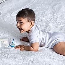 Kinsa's entertaining animations make temperature taking fun.