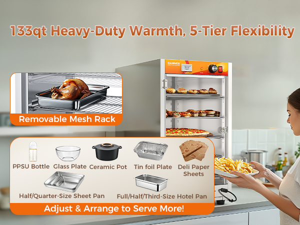 NT510 commercial food warmer