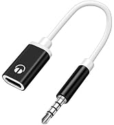 Headphone Jack Adapter,3.5mm Male to TypeC Female Audio Cable Cord,USB C to Aux Audio Dongle Comp...