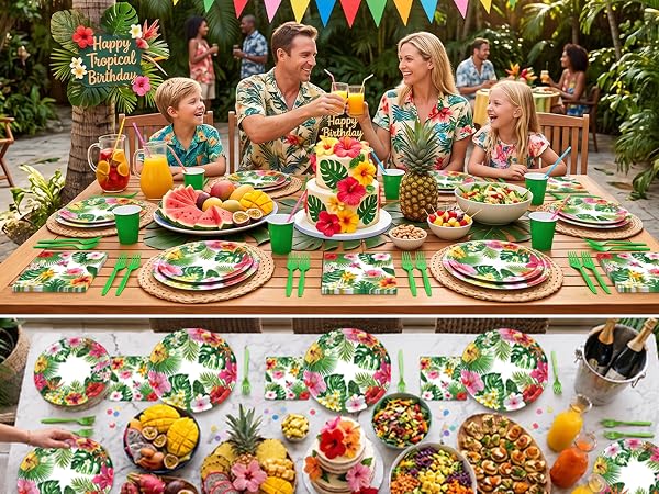 Tropical Luau Tableware