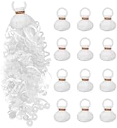 12pack No Mess Streamers,Romantic White Confetti Poppers for Wedding Send Off,Hand Throw Confetti...
