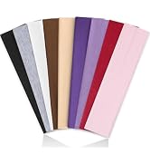 Headbands for Women Non Slip, 9Pcs Soft Elastic Hair Bands for Women's Hair, Fashion Stretchy Fab...