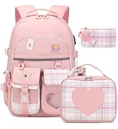 ACESAK Backpack for Girls - Bookbag Backpacks Schoolbag for Girls Kids Teen Women Casual Travel D...